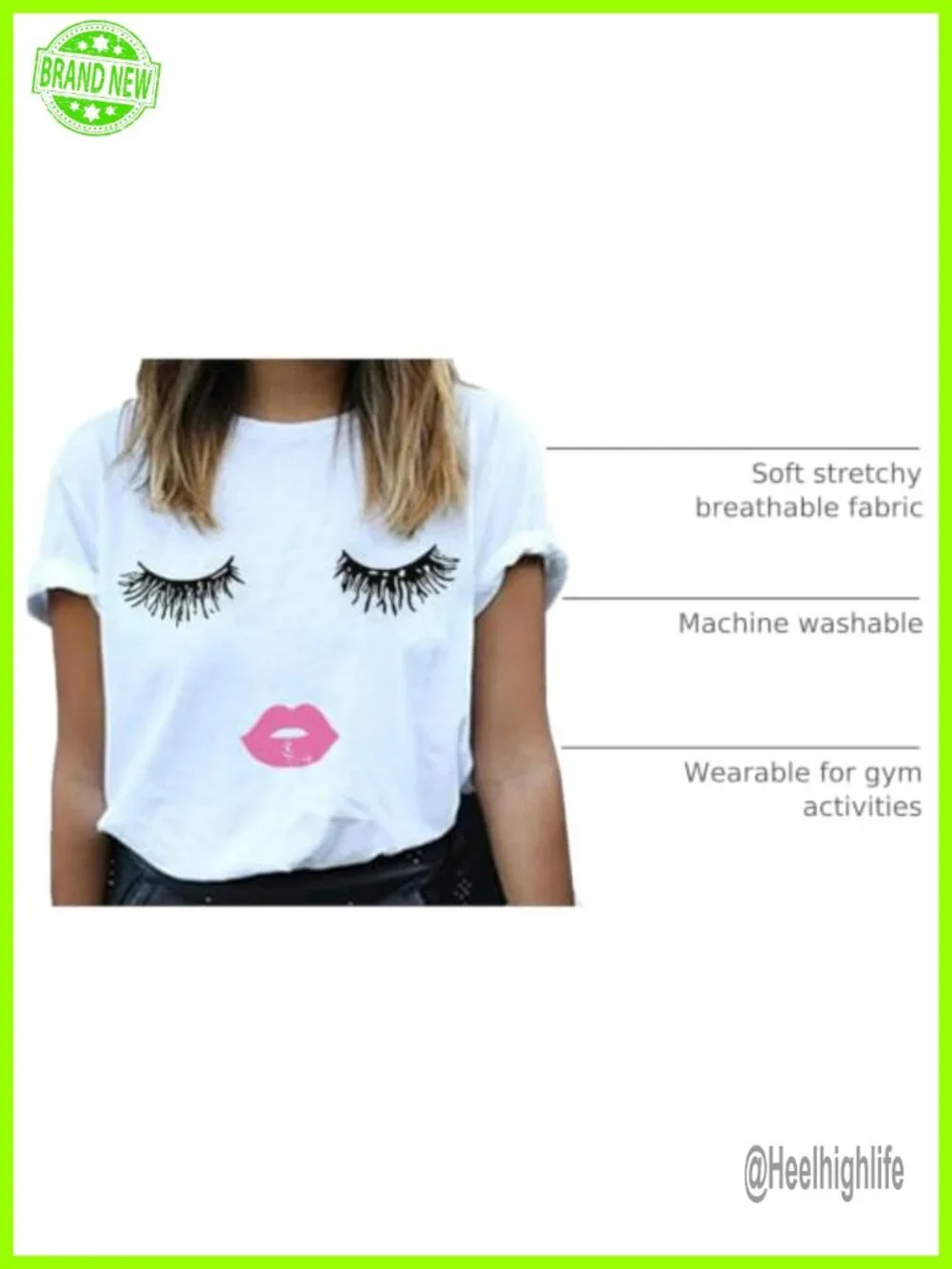 Women Funny Graphic Print Short Sleeve Crew Neck Tee Casual Summer Top